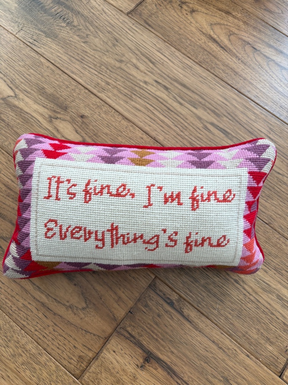 Furbish Needlepoint Pillow